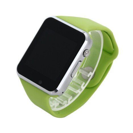 Smartwatch cu Telefon iUni A100i, LCD 1.54 Inch, BT, Camera, Verde + Card MicroSD 4GB Cadou